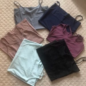 Bundle of 7 (6 tank tops + romper)